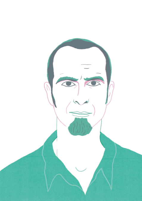 Portrait dessiné de Fabio Andina