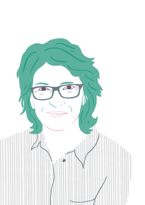 Portrait dessiné de Florina Ilis