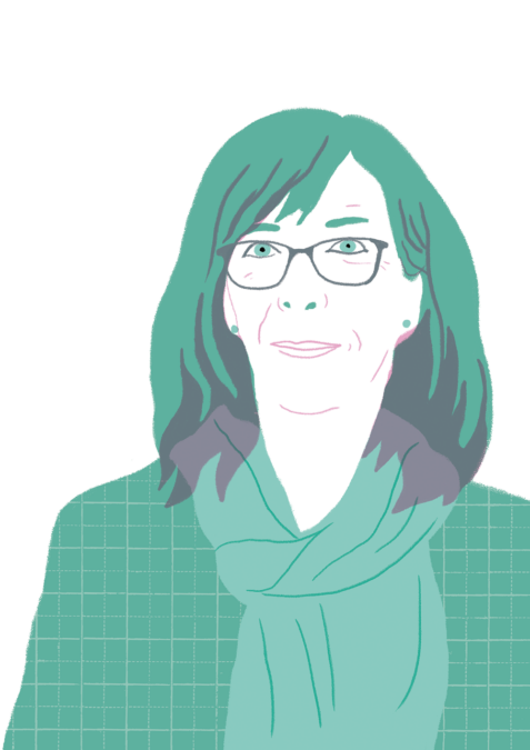 Portrait dessiné de Leta Semadeni