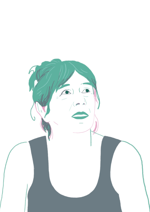 Portrait dessiné de Violaine Bérot